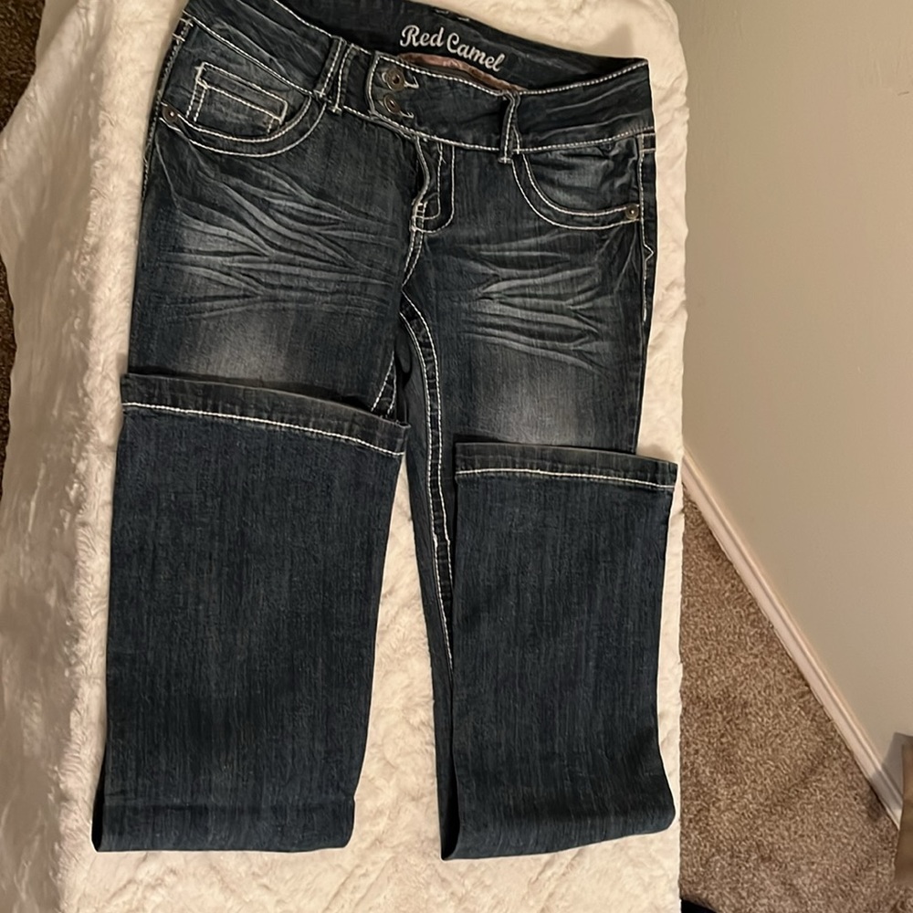 Red Camel boot cut low rise jeans - Picture 5 of 10